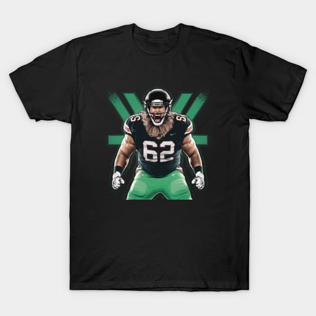 Jason Kelce Philadelphia T-Shirt by Aldrvnd